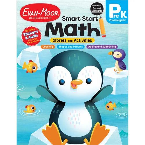 Smart Start: Math Stories and Activities, Prek Workbook - Paperback