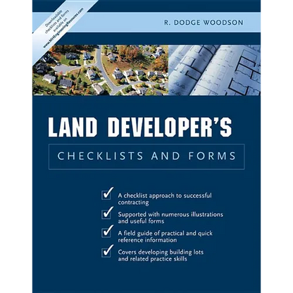 Residential Land Developer's Checklists and Forms - Paperback