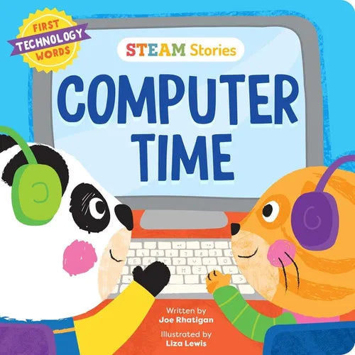 Steam Stories Computer Time (First Technology Words): First Technology Words - Board Book