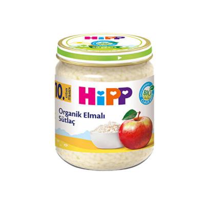 Hipp Organic Apple Rice Pudding Baby Food - Gluten-Free, No Artificial Colorants, 200g