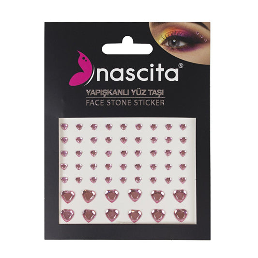 Nascita Face Jewels 12 - Temporary Face Gems for Festival and Party Makeup