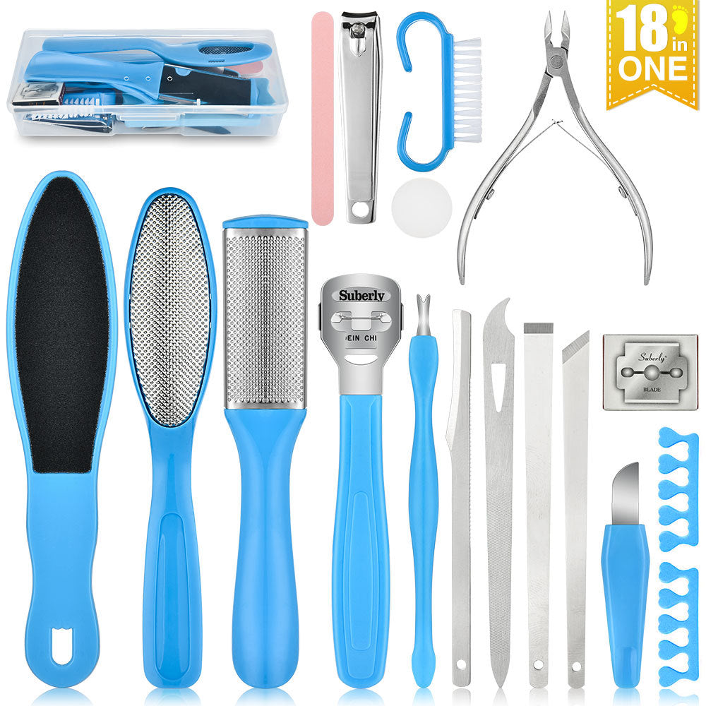 HISOME 18-Piece Foot Care Tool Set, Model 11166