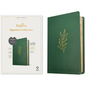 NLT Large Print Thinline Reference Bible, Filament-Enabled Edition (Leatherlike, Evergreen, Red Letter): Dayspring Signature Collection - Imitation Leather