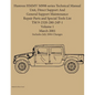 Humvee HMMV M998 series Technical Manual Unit, Direct Support And General Support Maintenance Repair Parts and Special Tools List TM 9-2320-280-24P-1 - Paperback