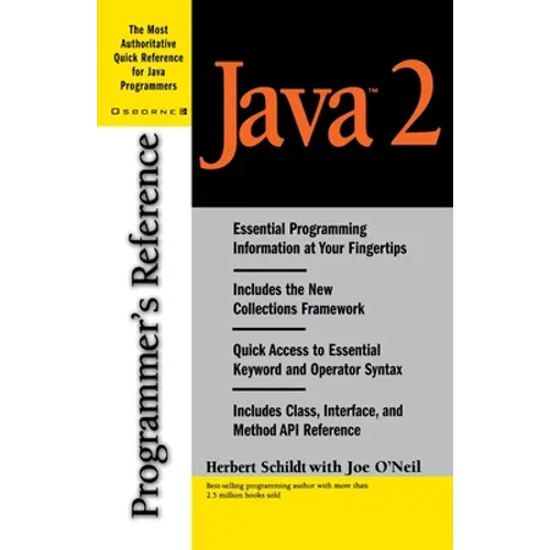 Java 2 Programmer's Reference - Paperback