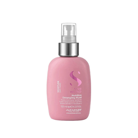 Alfaparf Semi Di Lino Moisture Nutritive Detangling Fluid - Nourishing Hair Detangler for Dry or Damaged Hair, 125ml