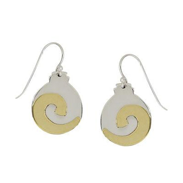 Swirl Cloud Sterling Silver Earrings
