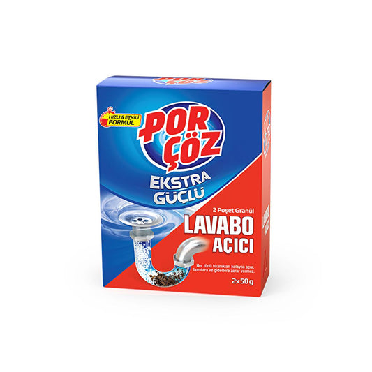 Porçöz Extra Strength Granule Drain Cleaner - Effective Clog Remover, Pipe Unclogger for Homeowners