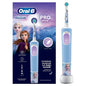 Oral-B Electric Toothbrush for Kids - D100 Frozen Edition, Rechargeable, Gentle Cleaning, 2 Brushing Modes