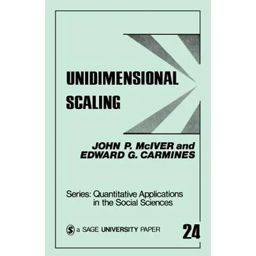 Unidimensional Scaling - Paperback