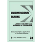 Unidimensional Scaling - Paperback