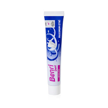 Benri Whitening Toothpaste with Fluoride & Natural Clove Oil - 75ml, Non-Abrasive, Fresh Breath, Cavity Protection