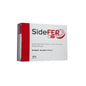 Sidefer Iron Supplement, Vitamin C & B12 - Boosts Energy & Immunity - 30 Capsules