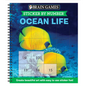 Brain Games - Sticker by Number: Ocean Life (Easy - Square Stickers): Create Beautiful Art with Easy to Use Sticker Fun! - Spiral