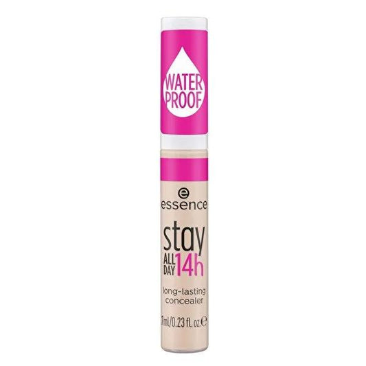 Essence Stay All Day 14h Long Lasting Concealer - Light Honey, Full Coverage, Waterproof, Matte Finish, Transfer-Proof Concealer for Dark Circles
