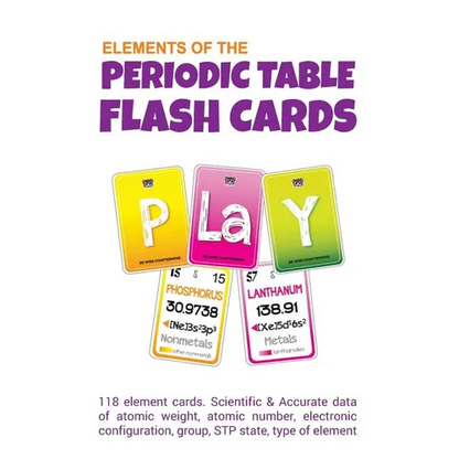 Elements of Periodic Table Flash Cards - Paperback