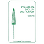 Ponapean-English Dictionary - Hardcover
