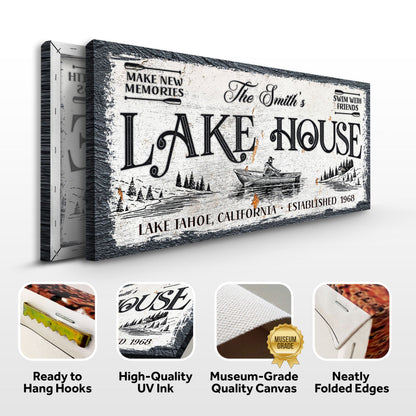 Lake House Sign IX