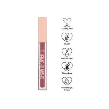 Show By Pastel Show Your Power Liquid Matte Lipstick - Long Lasting, No Transfer, Vegan & Cruelty-Free - Define Your Lips with Precision.