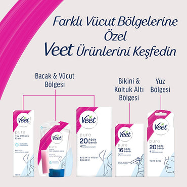 Veet Hair Removal Cream for Sensitive Skin - Smooth & Fresh Technology, 3.38 fl oz