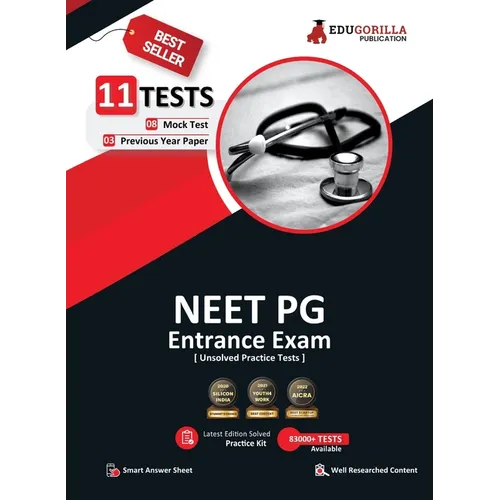 NEET PG Entrance Exam Preparation Book 2023 - 8 Mock Tests and 3 Previous Year Papers (3300 Unsolved Objective Questions) with Free Access To Online T - Paperback