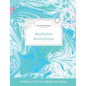 Adult Coloring Journal: Alcoholics Anonymous (Sea Life Illustrations, Turquoise Marble) - Paperback