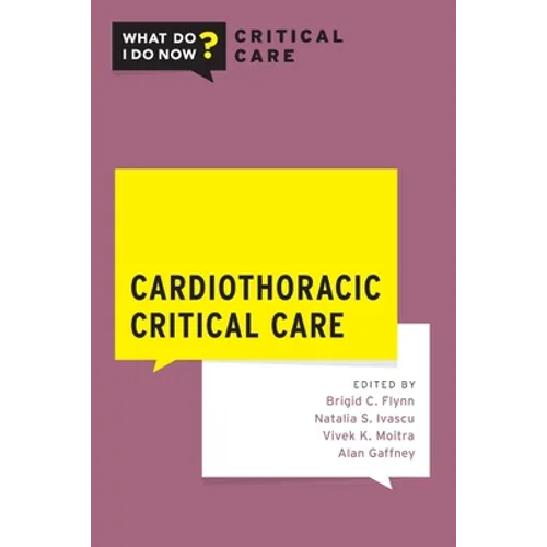 Cardiothoracic Critical Care - Paperback