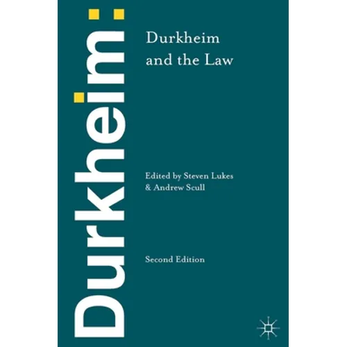 Durkheim and the Law - Paperback