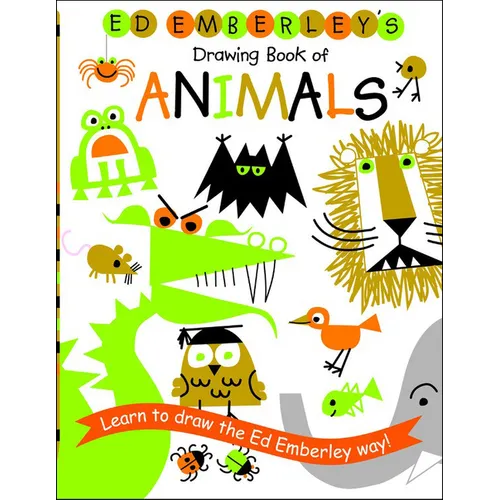 Ed Emberley's Drawing Book of Animals - Hardcover