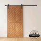 Slanted Pine Wood DIY Barn Door