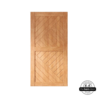 Pine Wood Patterned DIY Barn Door | 80"-84" x 26"-50"