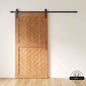 Pine Wood Patterned DIY Barn Door | 80"-84" x 26"-50"