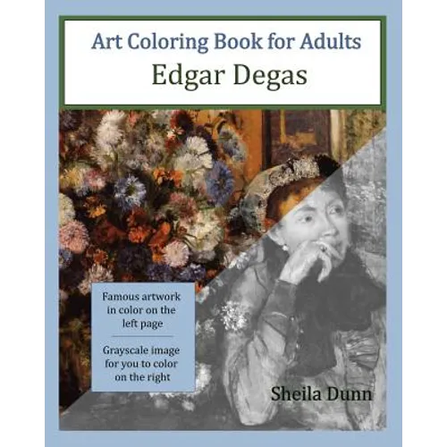 Art Coloring Book for Adults: Edgar Degas - Paperback