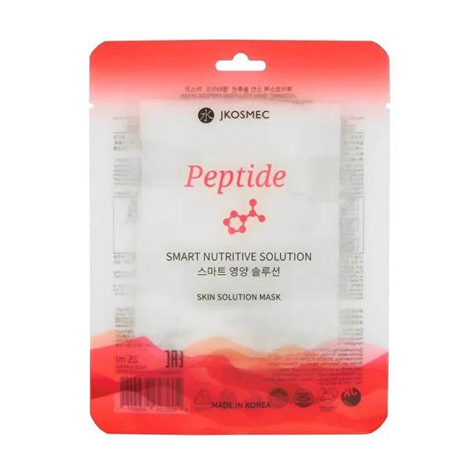 JKosmec Peptide Sheet Mask: Boost Skin Elasticity, Anti-Aging K-Beauty Face Mask for Revitalization and Smoothing