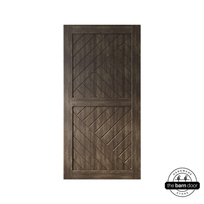 Pine Wood Patterned DIY Barn Door | 80"-84" x 26"-50"