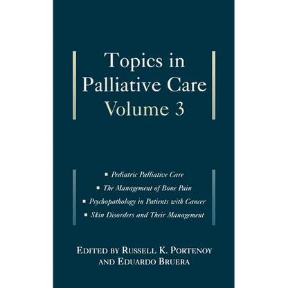 Topics in Palliative Care: Volume 3 - Hardcover
