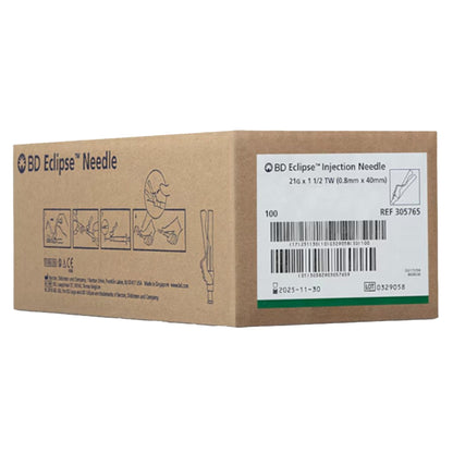 Eclipse™ Hinged Safety Hypodermic Needle Thin Wall