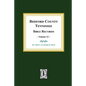 Bedford County, Tennessee Bible Records: Volume #1 - Paperback