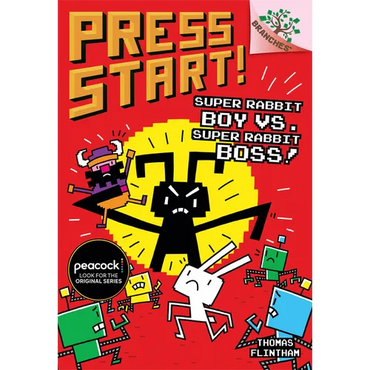 Super Rabbit Boy vs. Super Rabbit Boss!: A Branches Book (Press Start! #4): Volume 4 - Hardcover