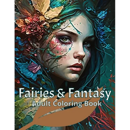Fairies & Fantasy: Adult Coloring Book for Fantasy Art lovers - Paperback