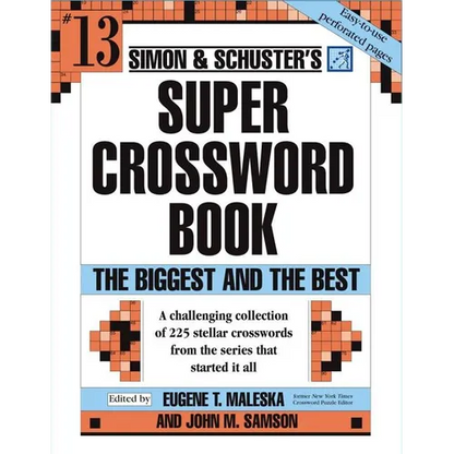 Simon & Schuster Super Crossword Puzzle Book #13: The Biggest and the Best - Paperback