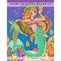 Coloring book ANIME Princess Mermaids - Paperback