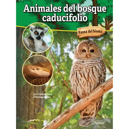 Animales del Bosque Caducifolio: Deciduous Forest Animals - Paperback
