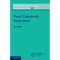 Proof Complexity Generators - Paperback