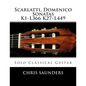 Scarlatti, Domenico K1-K27 for solo Classical Guitar - Paperback