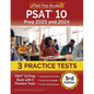 PSAT 10 Prep 2023 and 2024: PSAT 10 Prep Book with 3 Practice Tests [3rd Edition] - Paperback