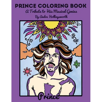Prince Coloring Book: A Tribute to His Musical Genius - Paperback