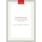 Greek Horoscopes: Memoirs, American Philosophical Society (Vol. 48) - Hardcover