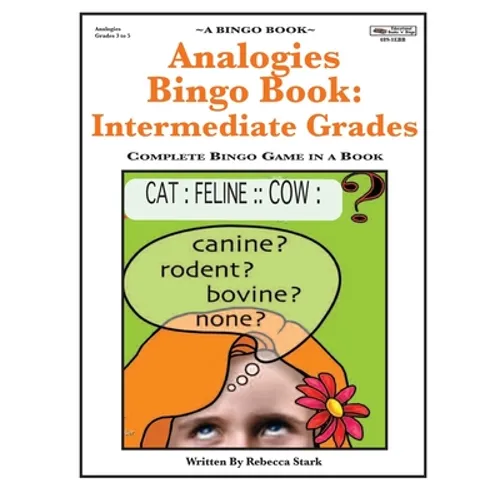 Analogies Bingo Book: Intermediate Grades: Complete Bingo Game In A Book - Paperback