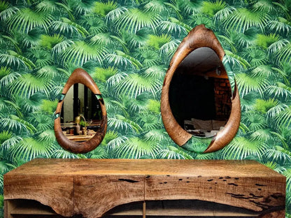 Epoxy-Resin and Walnut, Unique Mirrors